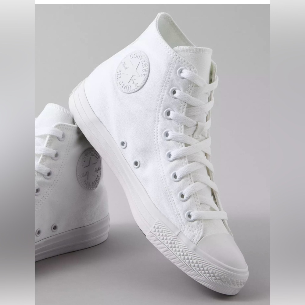 Converse White High-Top Sneakers